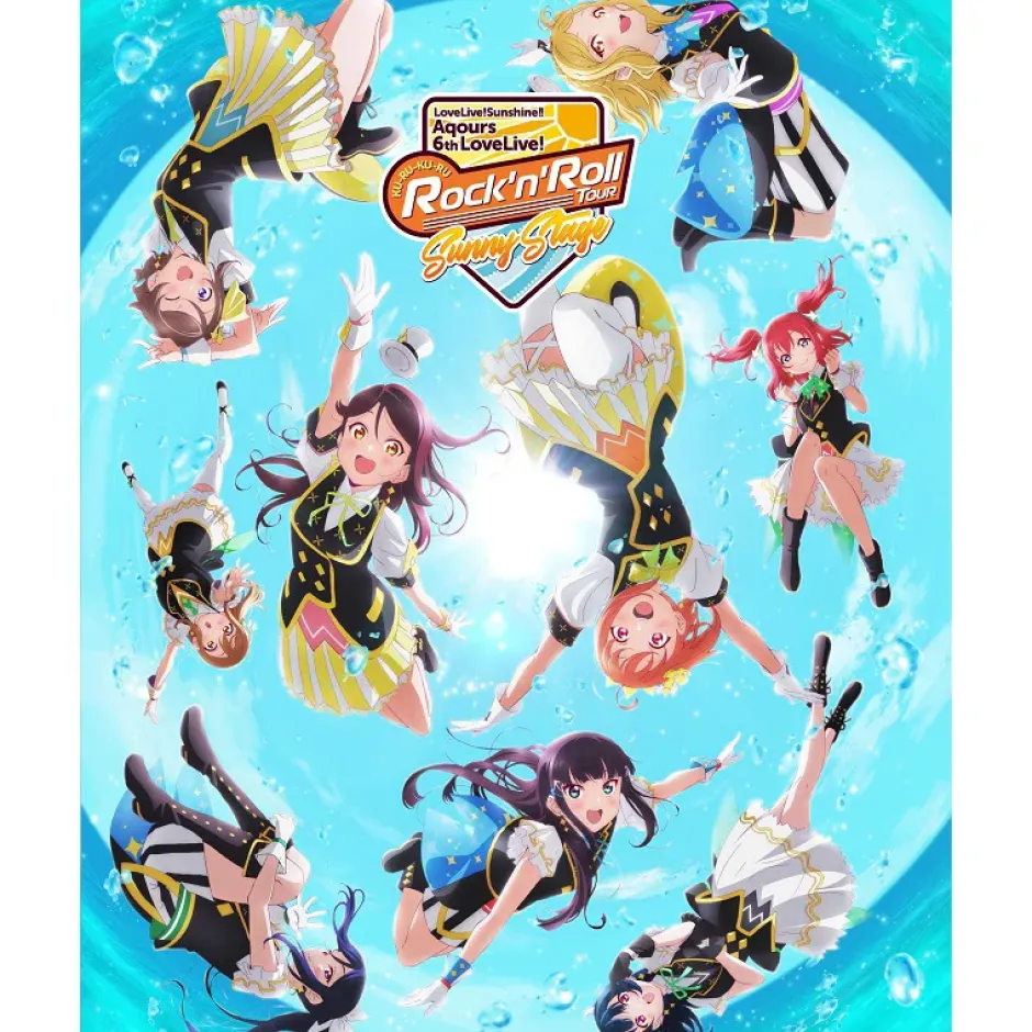 Anime Dvd/Blu-Ray>Love Live! Sunshine!! Aqours 6th Love Live! ~KU-RU-KU-RU Rock 'n' Roll TOUR~ <SUNNY STAGE> Blu-ray Memorial Box (3-Disc Set)