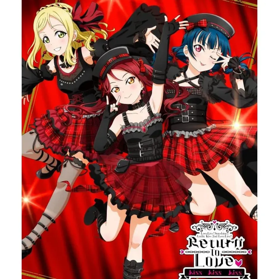 Anime Dvd/Blu-Ray>Love Live! Sunshine!! Guilty Kiss 2nd Love Live! ~Return To Love ♡ Kiss Kiss Kiss~ Blu-ray Memorial Box (3-Disc Set)