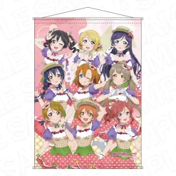 Tapestries>Love Live! B2 Lame Tapestry Cafe Party Ver.