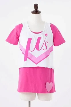 Cosplay Outfits>Love Live! Happy Maker! Kotori/Rin T-Shirt Cosplay Set