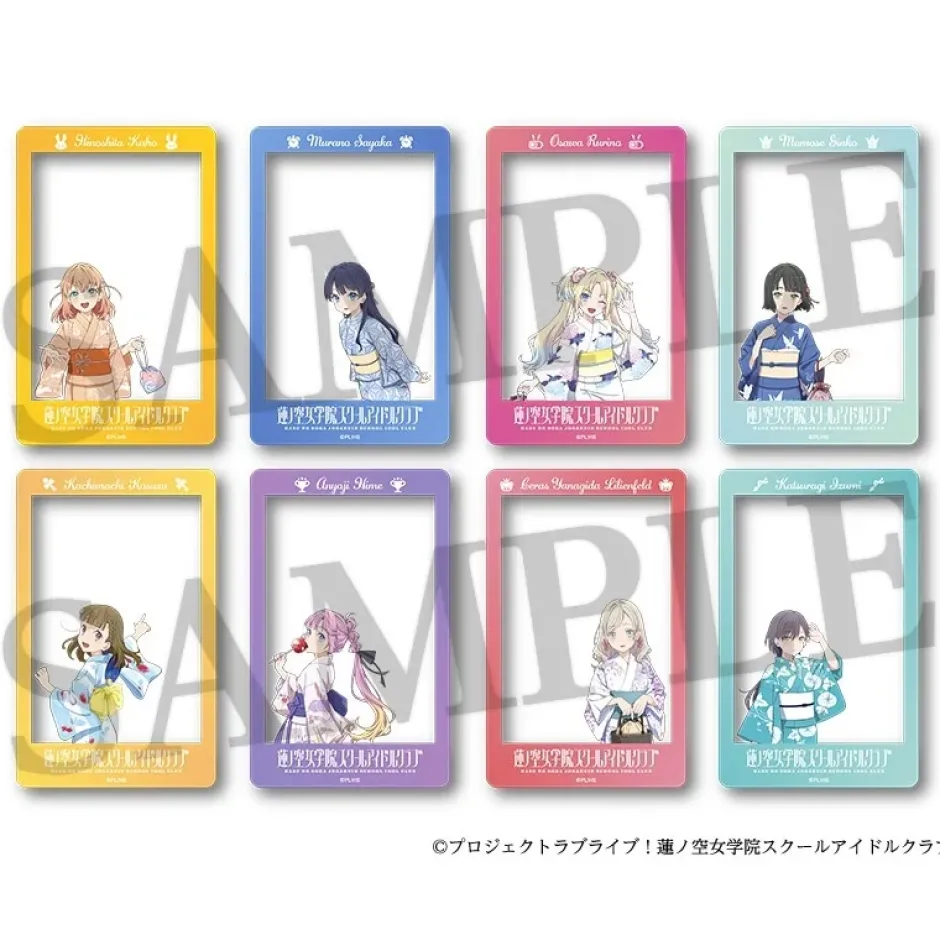 Love Live! Hasu no Sora Jogakuin School Idol Club (Hokkoku Fireworks 2025) Tradable Social Media Style Clear Card (Set of 3) Sale