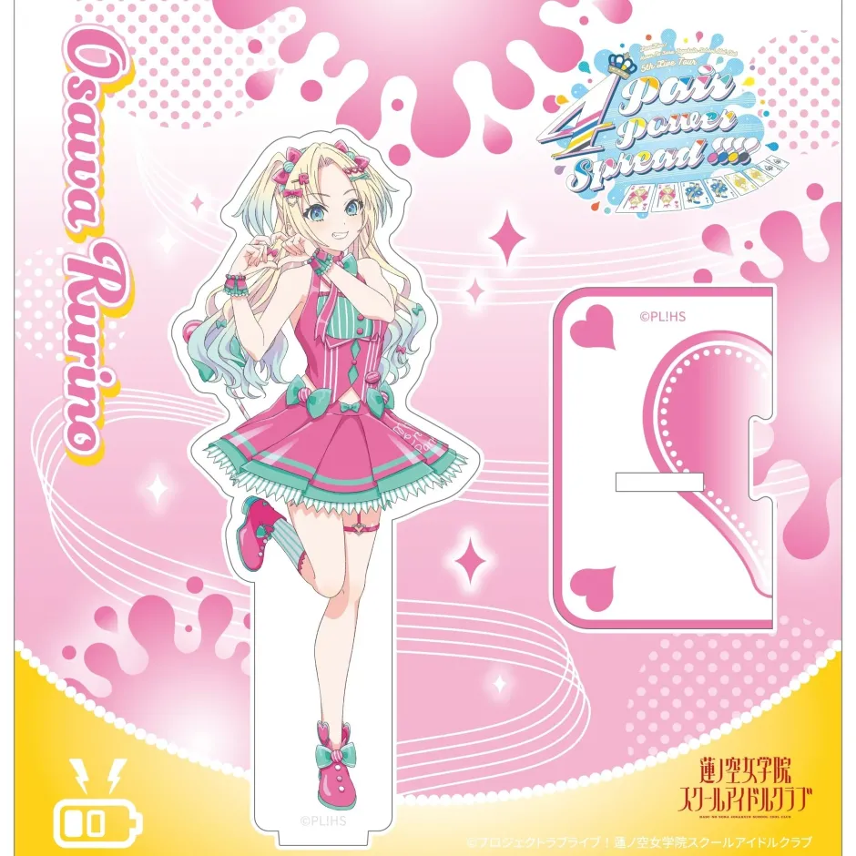 Love Live! Hasu no Sora Jogakuin School Idol Club 5th Live Tour ~4Pair Power Spread!!!!~ Acrylic Stand Discount