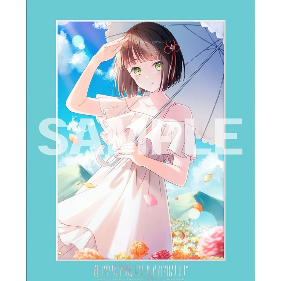 Love Live! Hasu no Sora Jogakuin School Idol Club Foil-stamped 104th Class Memorial Chara Fine Mat Ver.Connect Girls Discount