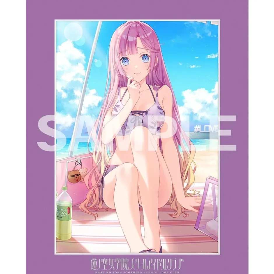 Love Live! Hasu no Sora Jogakuin School Idol Club Foil-stamped 104th Class Memorial Chara Fine Mat Ver.Connect Girls Discount