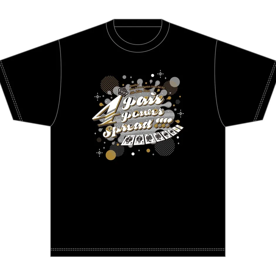 Love Live! Hasu no Sora Jogakuin School Idol Club 5th Live Tour ~4Pair Power Spread!!!!~ T-shirt Edel Note New