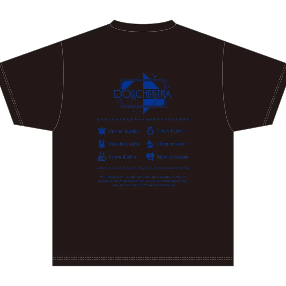 Love Live! Hasu no Sora Jogakuin School Idol Club 1st Live Tour ~RUN! CAN! FUN!~ T-Shirt DOLLCHESTRA New