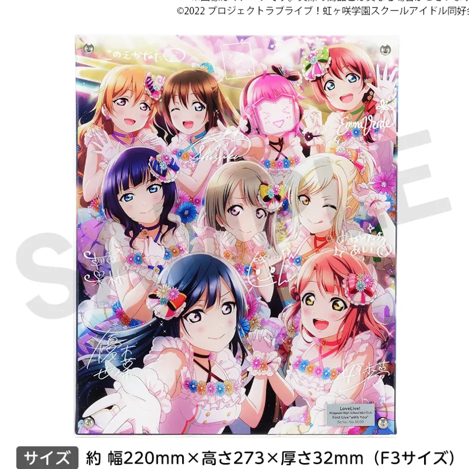 Love Live! Nijigasaki High School Idol Club Nijigasaki High School Store Layered Graph® Nijigasaki High School Idol Club First Live 'with You' Best