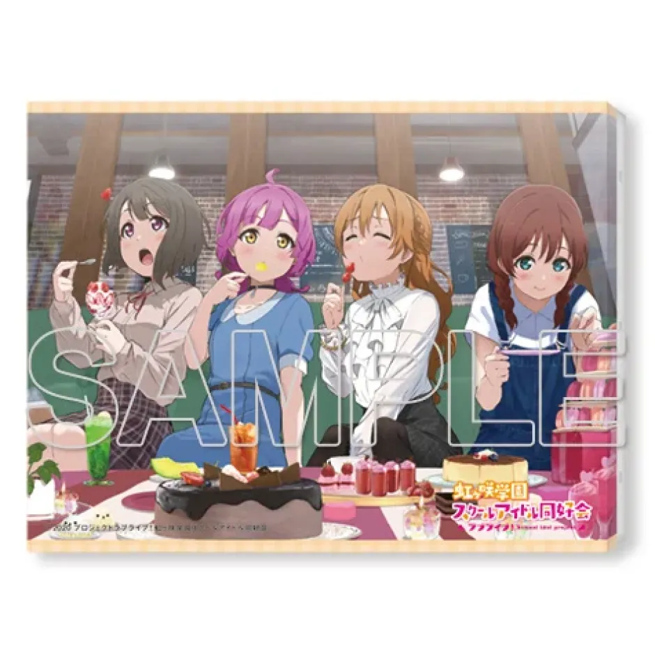Art Canvas Boards>Love Live! Nijigasaki High School Idol Club Kasumi & Kanata & Emma & Rina Canvas Art