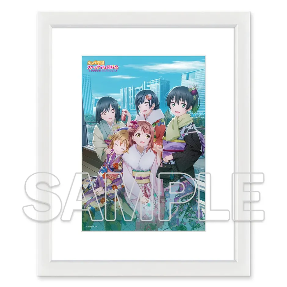 Love Live! Nijigasaki High School Idol Club A5 Chara Fine Graph Yu & Ayumu & Kanata & Setsuna & Shioriko New