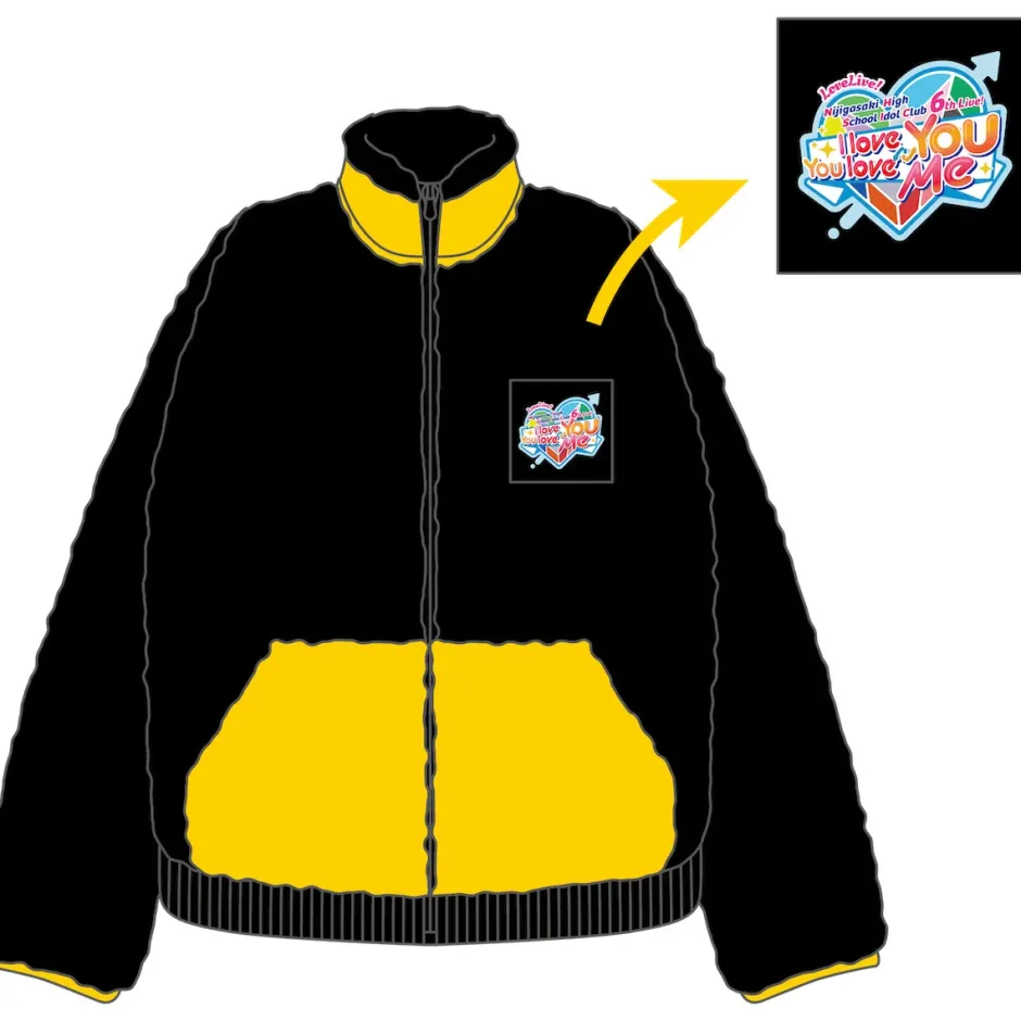 Jackets & Hoodies>Love Live! Nijigasaki High School Idol Club 6th Live! I Love You ⇆ You Love Me Boa Jacket