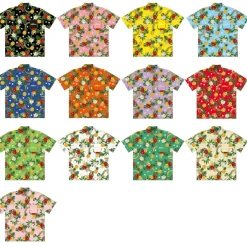 Tops>Love Live! Nijigasaki High School Idol Club 7th Live! NEW TOKIMEKI LAND Aloha-Style Shirt
