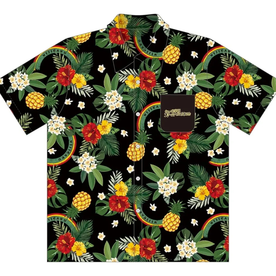 Tops>Love Live! Nijigasaki High School Idol Club 7th Live! NEW TOKIMEKI LAND Aloha-Style Shirt