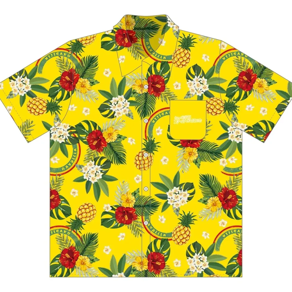 Tops>Love Live! Nijigasaki High School Idol Club 7th Live! NEW TOKIMEKI LAND Aloha-Style Shirt