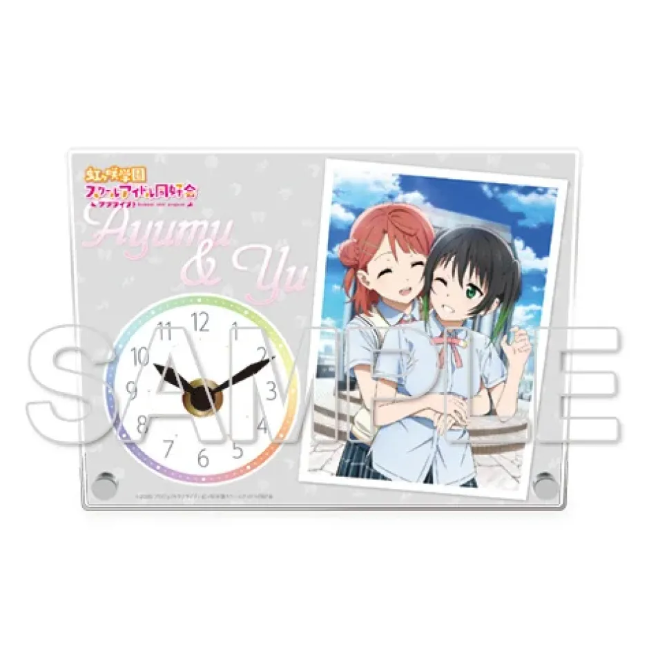 Other Accessories>Love Live! Nijigasaki High School Idol Club Yu Takasaki & Ayumu Uehara Acrylic Clock
