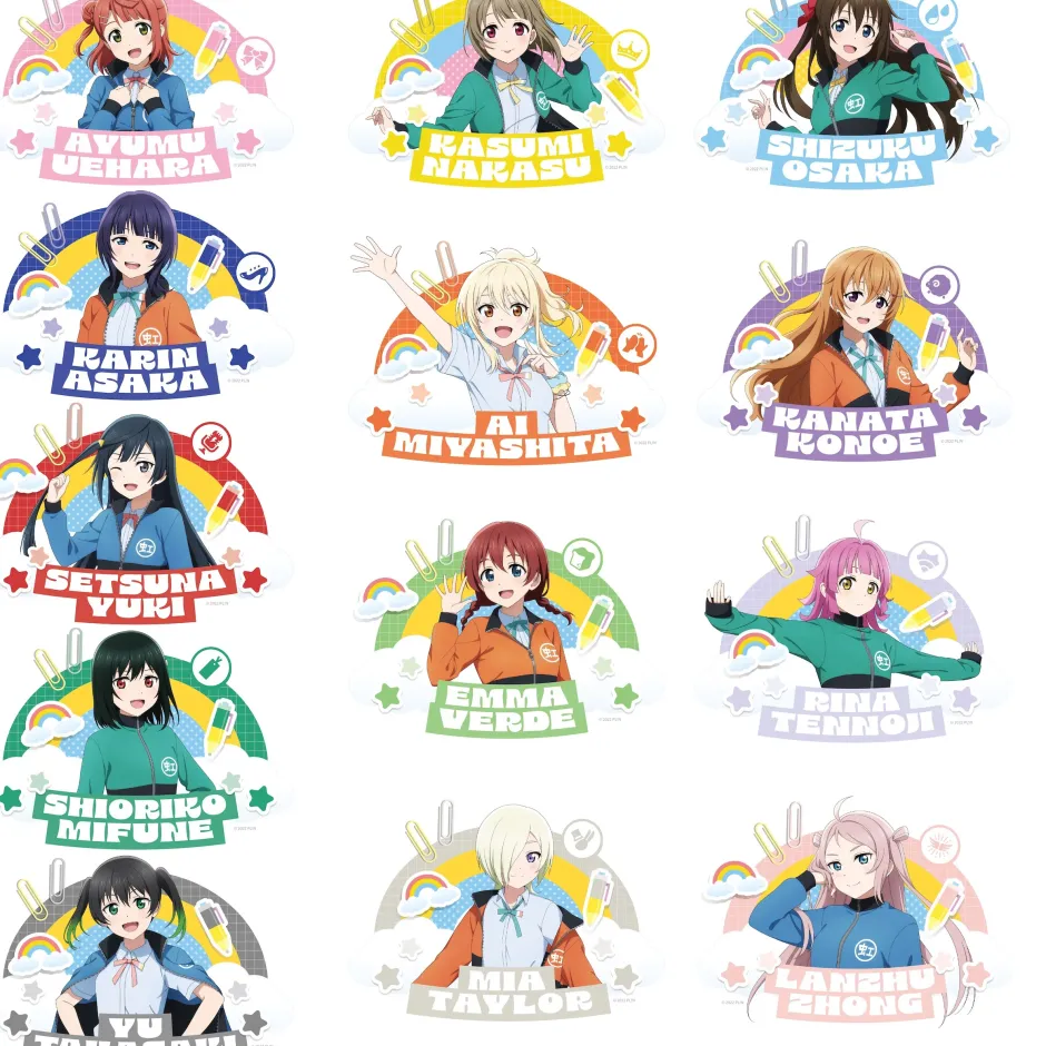 Love Live! Nijigasaki High School Idol Club LIVE&FAN MEETING TOUR Nijigaku Field Trip ~Sing♪Dance♪Talk♪~ Clear Water Bottle