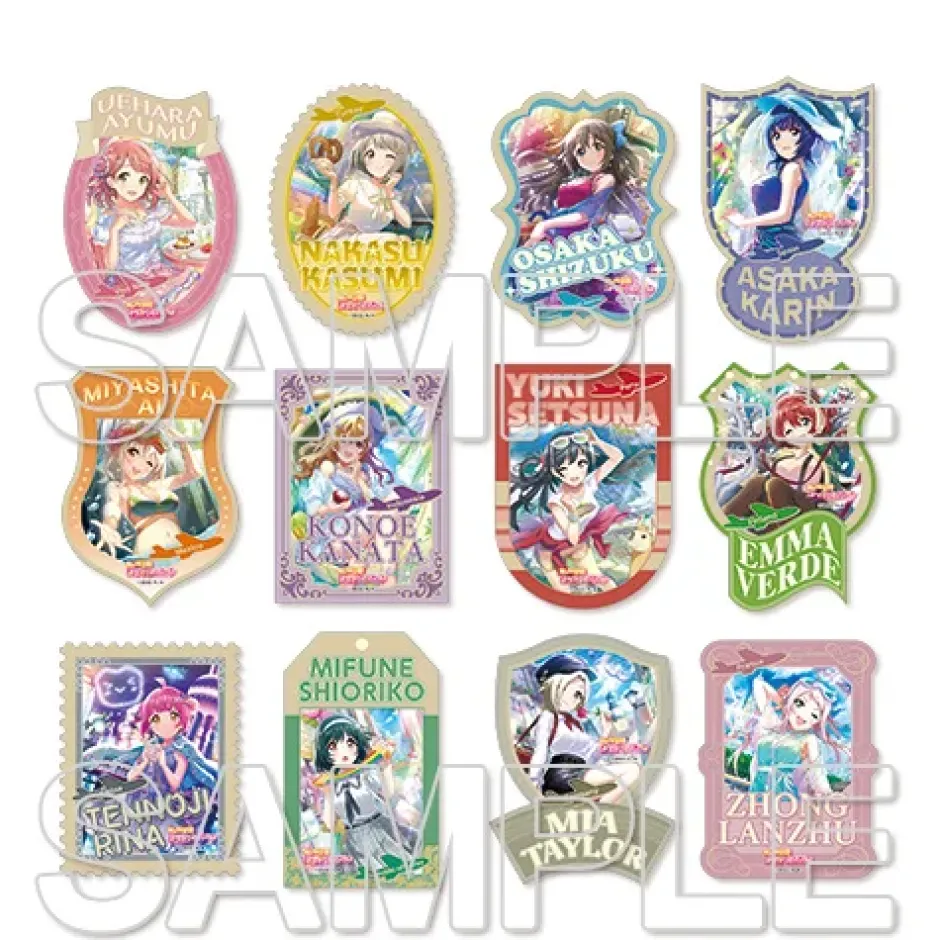 Love Live! Nijigasaki High School Idol Club Nijigaku Imaginary World Journey Sticker Collection Outlet