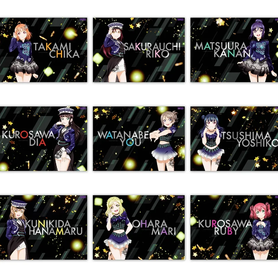 Posters>Love Live! Sunshine!! Aqours ONLINE Love Live! ~LOST WORLD~ B2 Poster Set