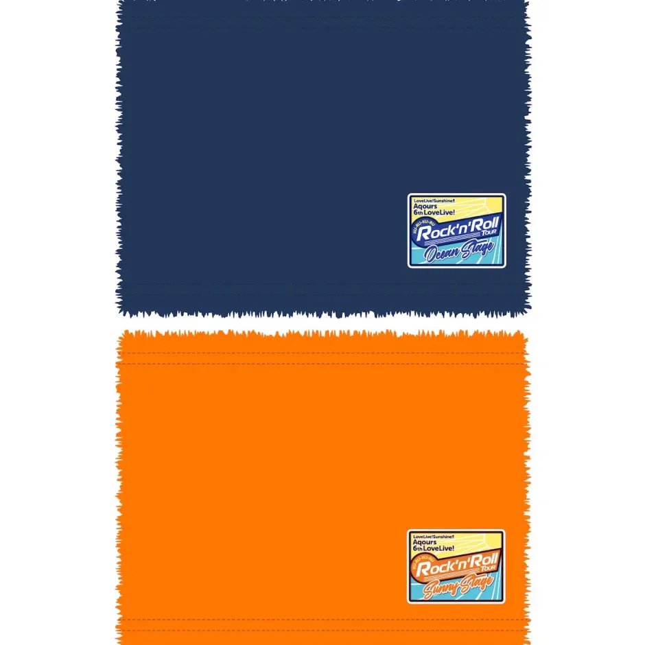 Love Live! Sunshine!! Aqours 6th Love Live! KU-RU-KU-RU Rock 'n' Roll TOUR Neck Warmer Discount