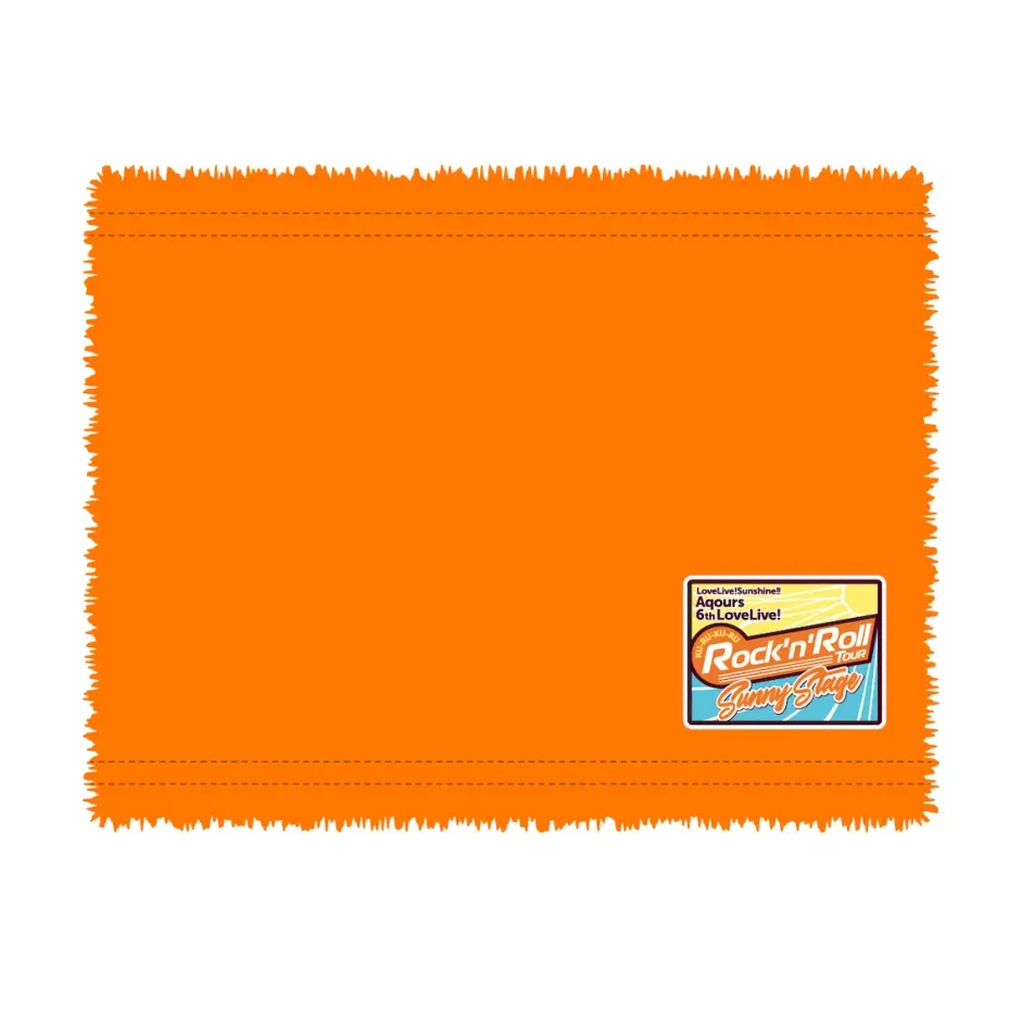 Love Live! Sunshine!! Aqours 6th Love Live! KU-RU-KU-RU Rock 'n' Roll TOUR Neck Warmer Discount