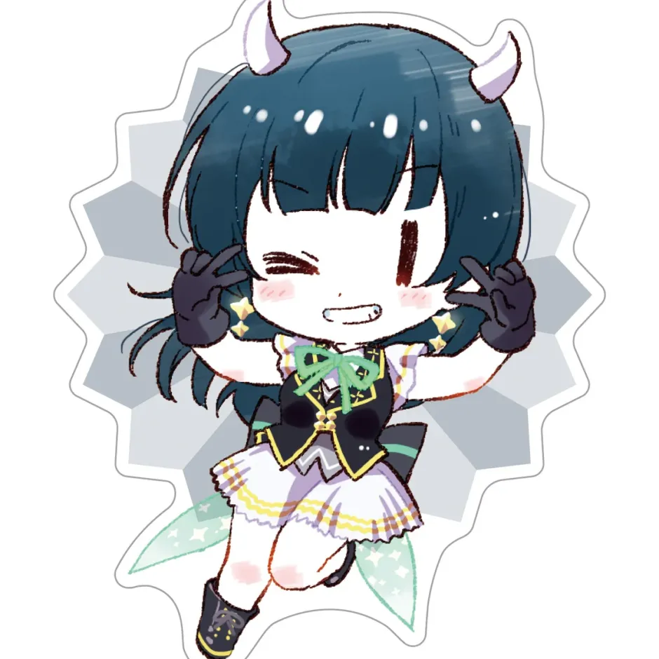 Other Accessories>Love Live! Sunshine!! Aqours 6th LoveLive! ~KU-RU-KU-RU Rock 'n' Roll TOUR~<WINDY STAGE> Trading Mask Charm