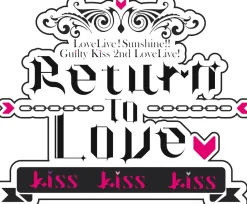 Love Live! Sunshine!! Guilty Kiss 2nd LoveLive! ~Return To Love ♡ Kiss Kiss Kiss~ Key Case Hot