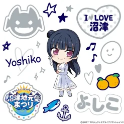 Love Live! Sunshine!! Numazu Jimoai Matsuri Body Stickers Clearance