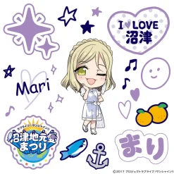 Love Live! Sunshine!! Numazu Jimoai Matsuri Body Stickers Clearance