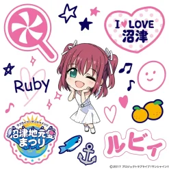 Love Live! Sunshine!! Numazu Jimoai Matsuri Body Stickers Clearance