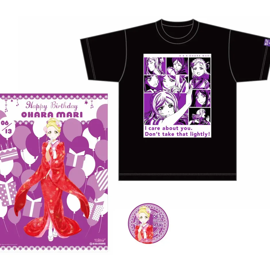 Love Live! Sunshine!! Season 2 Uranohoshi Girls' High School Store Birthday Present Set: Mari Ohara Ver. Sale