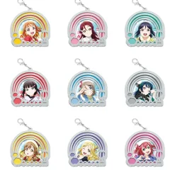 Collectable Toys>Love Live! Sunshine!! The School Idol Movie: Over the Rainbow Clear Stained Charm Collection Box Set