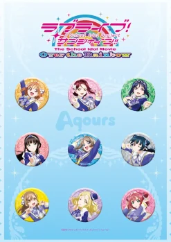 Collectable Toys>Love Live! Sunshine!! The School Idol Movie: Over the Rainbow Pin Badge Set