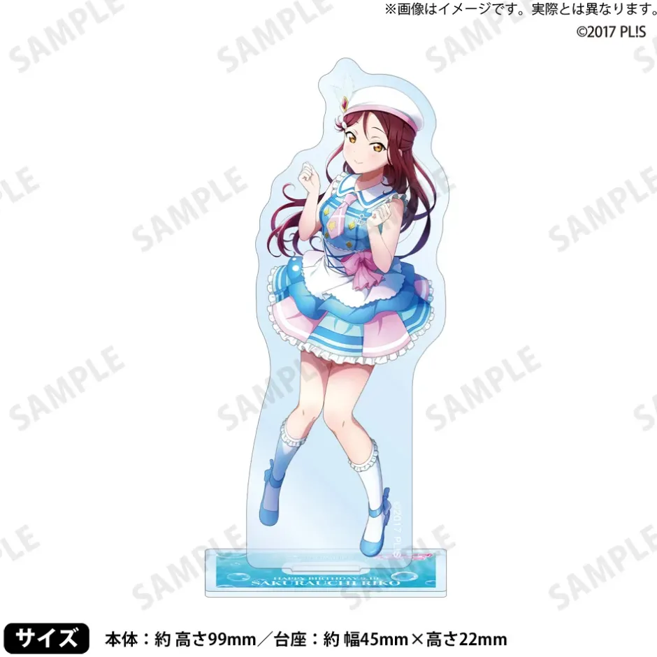 Love Live! Sunshine!! Uranohoshi Girls' High School Store Birthday Present 2025 Riko Sakurauchi Celebration Acrylic Stand Discount