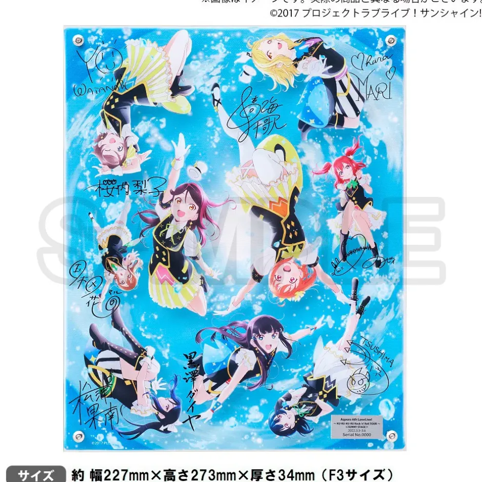 Art Canvas Boards|Acrylic Art Boards>Love Live! Sunshine!! Uranohoshi Girls High School Store Layered Graph® Aqours 6th Love Live! ~KU-RU-KU-RU Rock 'n' Roll TOUR~ <SUNNY STAGE>