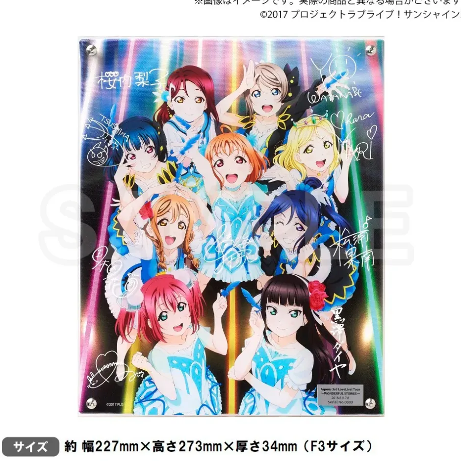 Love Live! Sunshine!! Uranohoshi Girls High School Store Layered Graph® Aqours 3rd LoveLive! Tour ~WONDERFUL STORIES~ Best