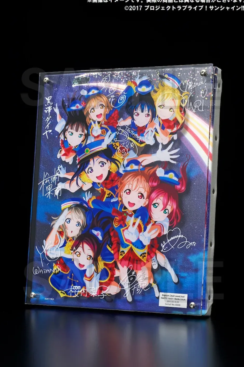 Art Canvas Boards|Acrylic Art Boards>Love Live! Sunshine!! Uranohoshi Girls High School Store Layered Graph® Aqours 2nd LoveLive! ~HAPPY PARTY TRAIN TOUR~