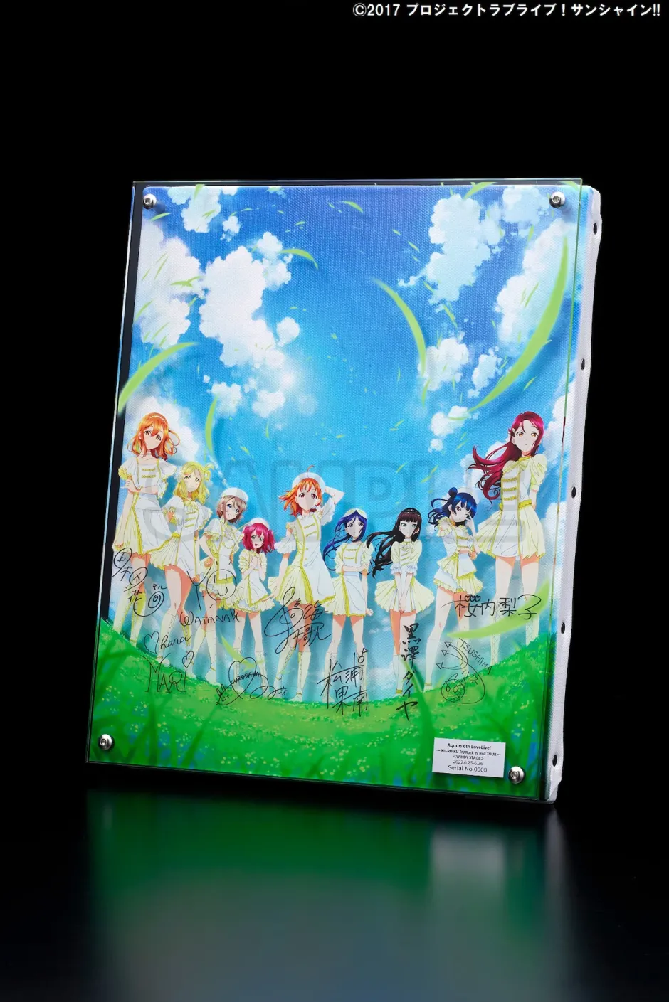 Love Live! Sunshine!! Uranohoshi Girls' High School Store Layered Graph® Aqours 6th Love Live! ~KU-RU-KU-RU Rock 'n' Roll TOUR~ <WINDY STAGE> New