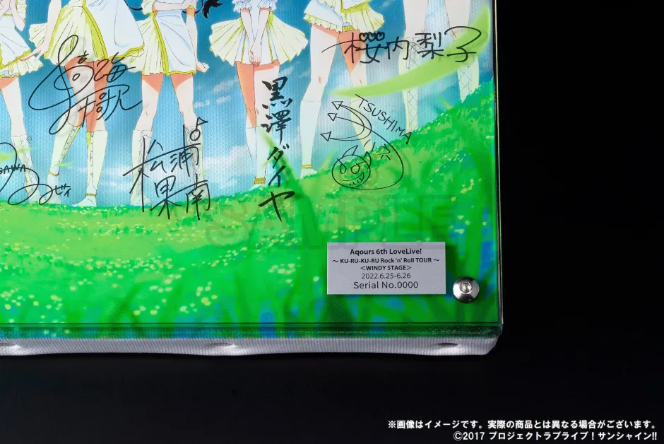 Love Live! Sunshine!! Uranohoshi Girls' High School Store Layered Graph® Aqours 6th Love Live! ~KU-RU-KU-RU Rock 'n' Roll TOUR~ <WINDY STAGE> New