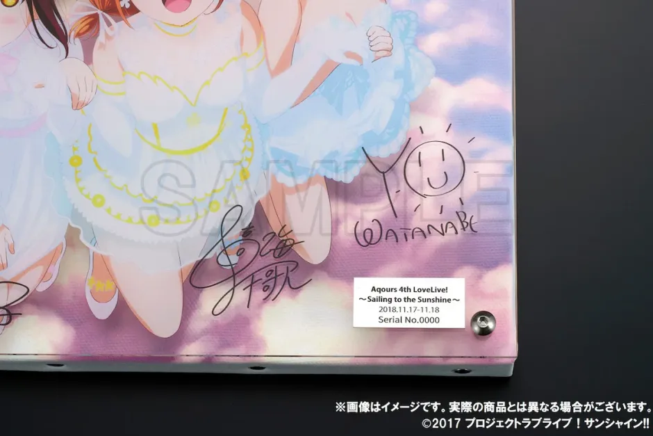 Fine Art>Love Live! Sunshine!! Uranohoshi Girls High School Store Layered Graph® Aqours 4th LoveLive! ~Sailing to the Sunshine~