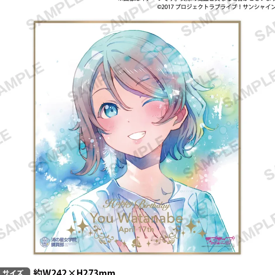 Love Live! Sunshine!! Uranohoshi Girls High School Birthday Present Vol. 4 You Watanabe Celebration Set Hot