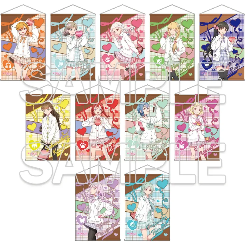 Tapestries>Love Live! Superstar!! B2 Glimmering Tapestry Valentine 2025 Ver.