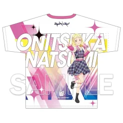Love Live! Superstar!! Full Graphic T-shirt Music-Talk-Teamwork! Prime Adventure!! Ver. Natsumi Onitsuka Discount