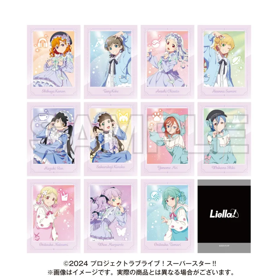 Cards>Love Live! Superstar!! Yume Kawa Girly Collection 2025 Random Instant Photo-style Card (1 Pack)