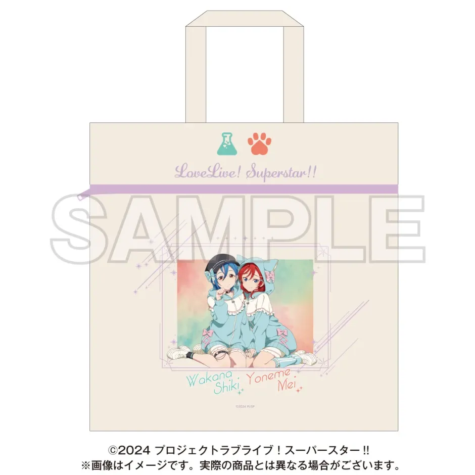 Bags & Wallets>Love Live! Superstar!! Yume Kawa Girly Collection 2025 Clear Tote Bag