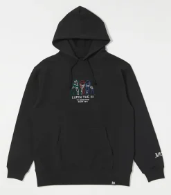 Jackets & Hoodies>Lupin the Third Black Trio Hoodie
