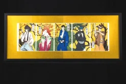 Lupin the Third Ukiyoe Woodblook Print - Fujiko Mine Hot