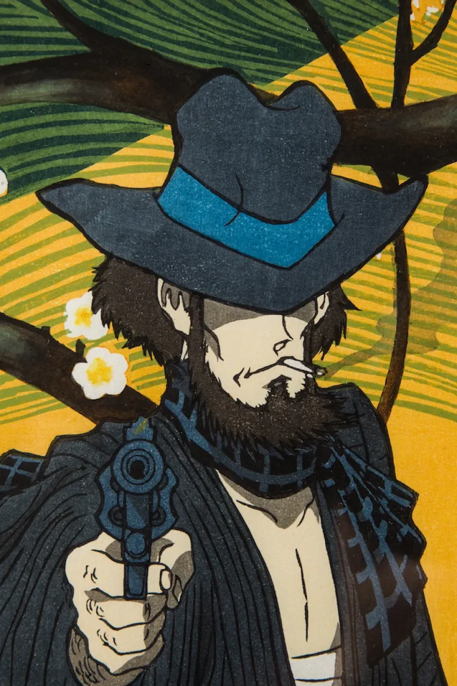 Fine Art>Lupin the Third Ukiyoe Woodblook Print - Lupin the Third