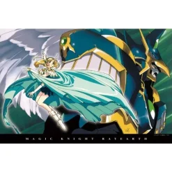 Towels>Magic Knight Rayearth 90cm Big Towel Fuu Hououji