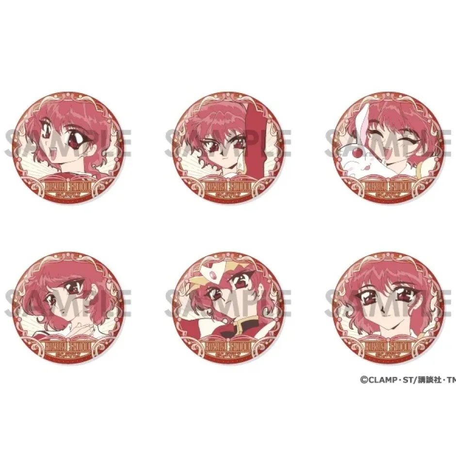 Magic Knight Rayearth Tin Badge Set Hikaru Shidou ga Ippai Selection Discount