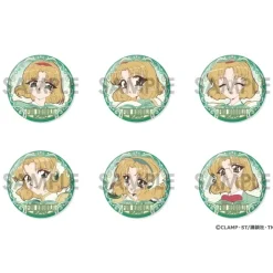 Magic Knight Rayearth Tin Badge Set Fuu Hououji ga Ippai Selection Best