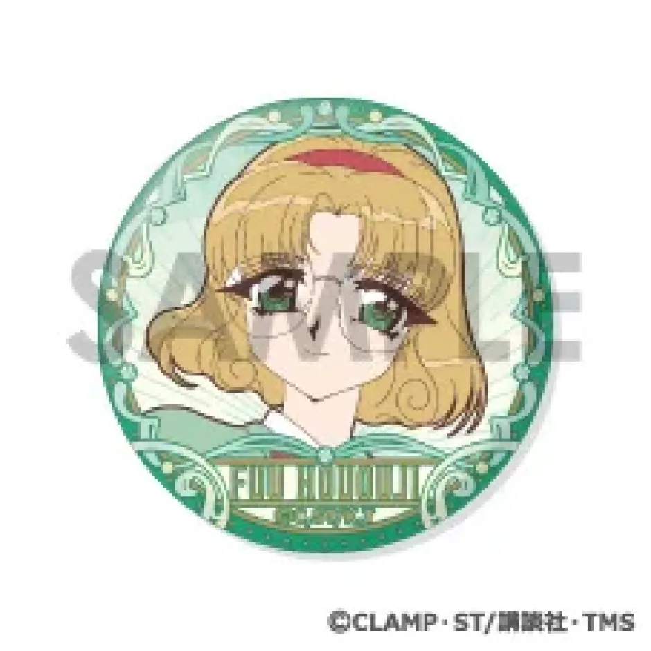 Magic Knight Rayearth Tin Badge Set Fuu Hououji ga Ippai Selection Best